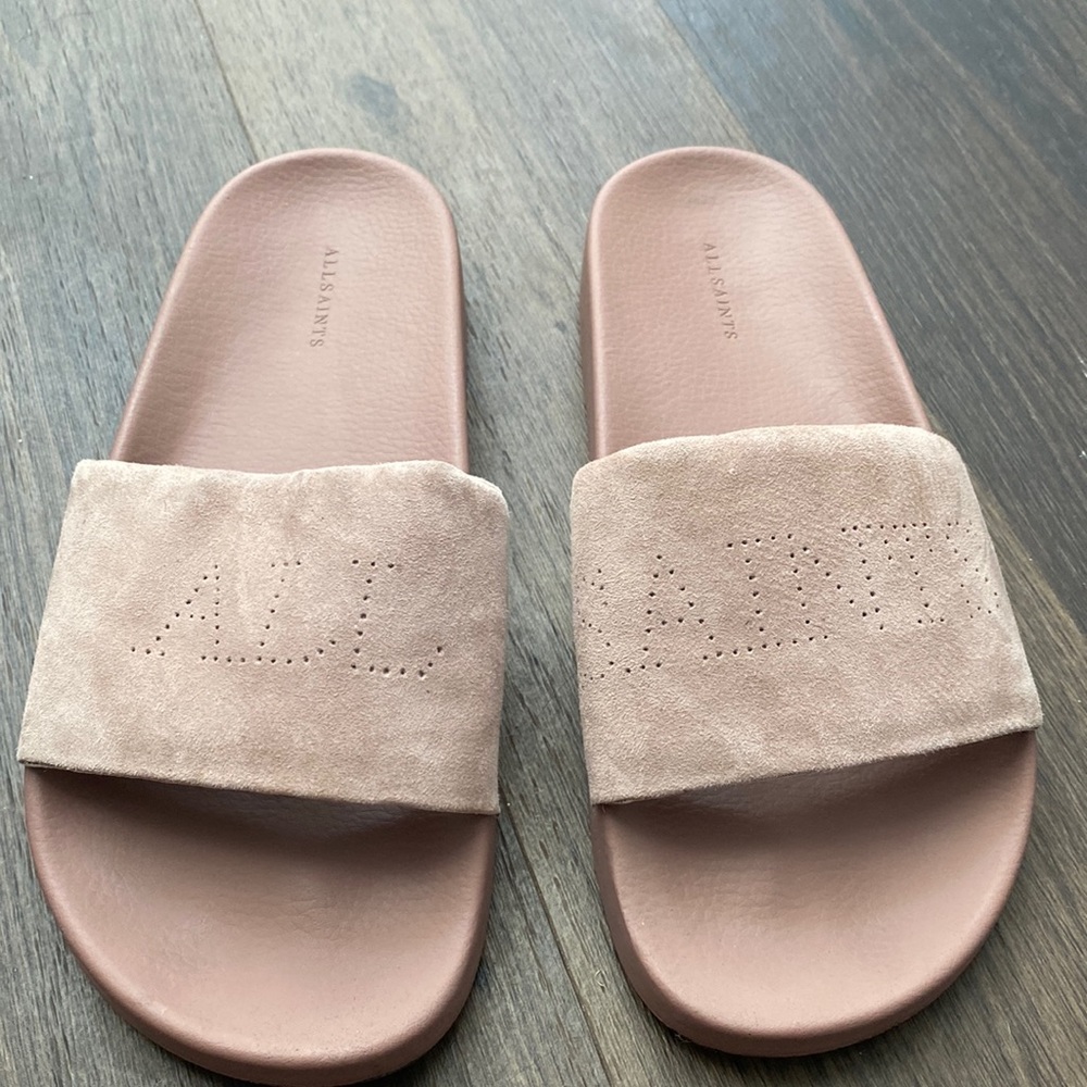 All saints slides size 39 in good condition.